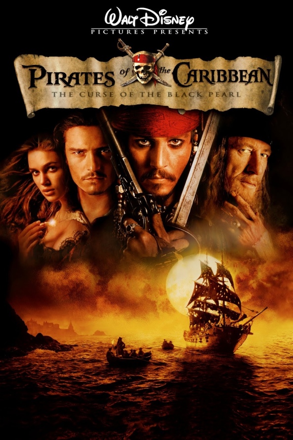 Pirates of the Caribbean The Curse of the Black Pearl Movie Poster